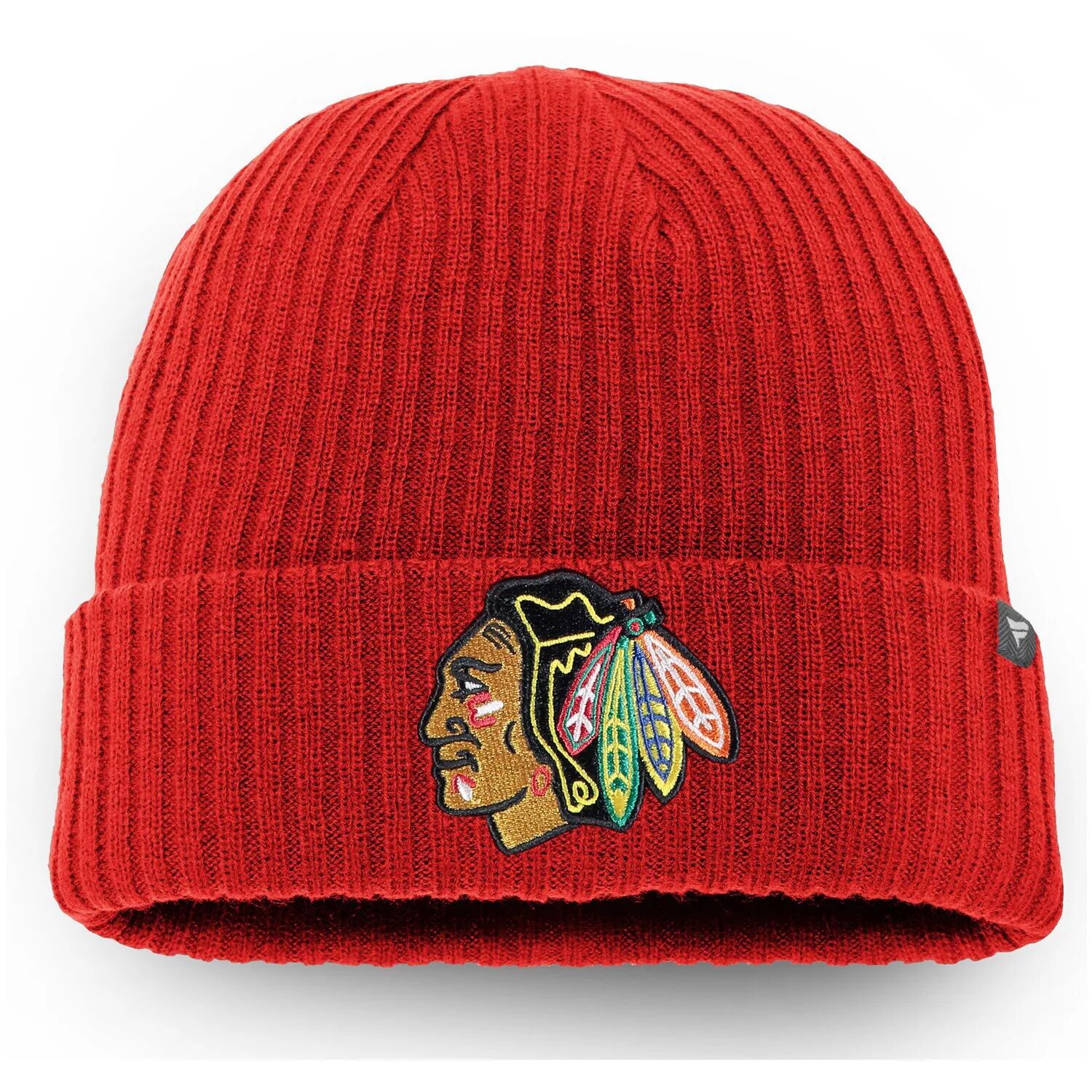 Мужская красная вязаная шапка с логотипом Fanatics Chicago Blackhawks Core и манжетами
Мужская красная вязаная шапка с логотипом Fanatics Chicago Blackhawks Core и манжетами