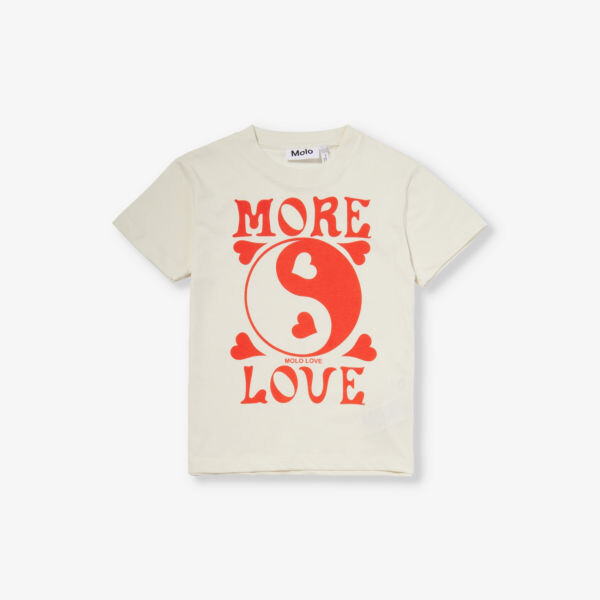 Футболка Roxo More Love с короткими рукавами из органического хлопка 4–12 лет Molo, синий
Футболка Roxo More Love с короткими рукавами из органического хлопка 4–12 лет Molo, синий