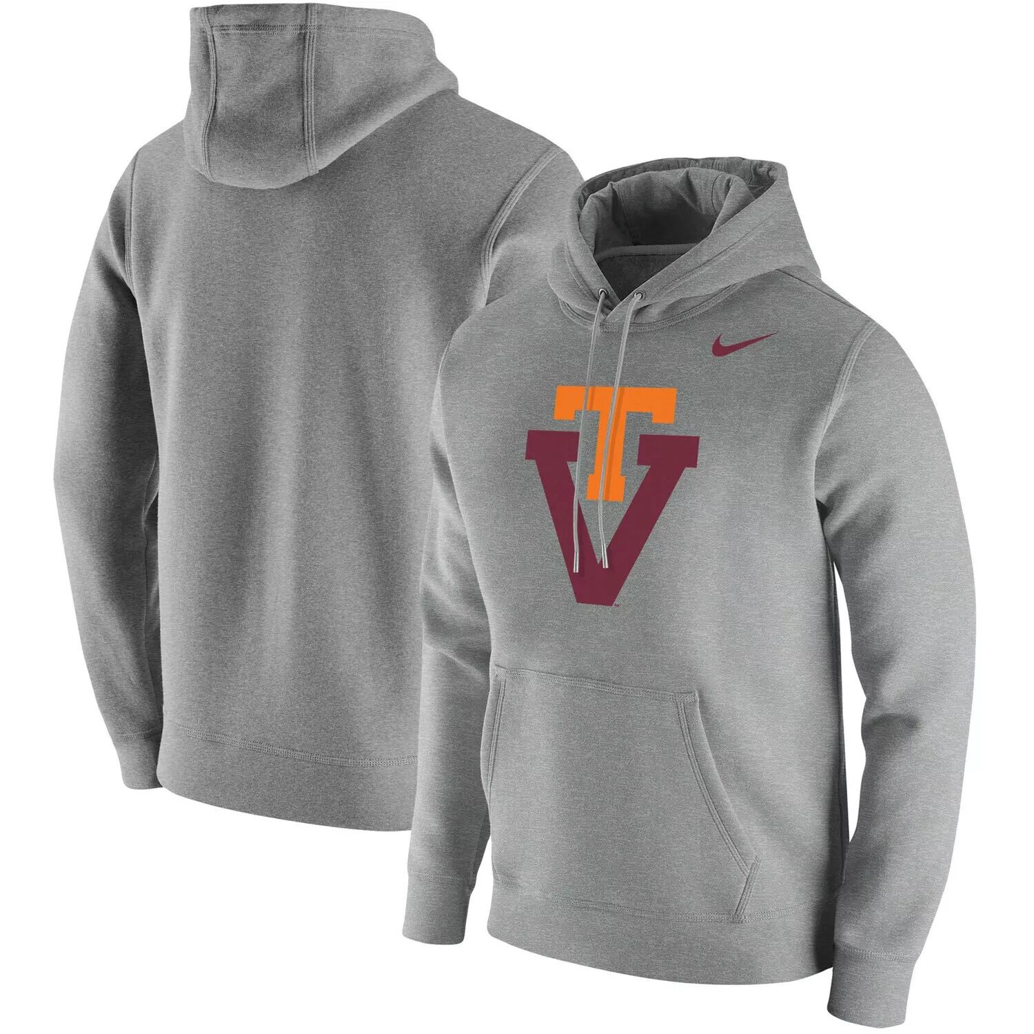 Мужской серый пуловер с капюшоном Virginia Tech Hokies Vintage School Logo Nike
Мужской серый пуловер с капюшоном Virginia Tech Hokies Vintage School Logo Nike