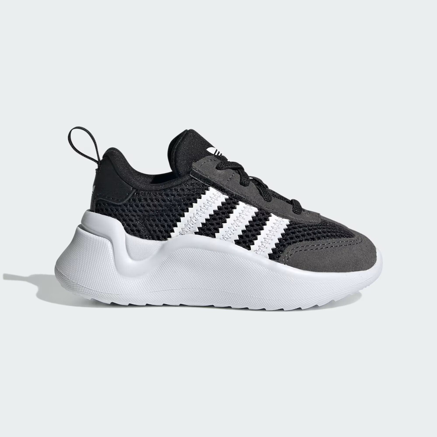Детские туфли Adifom 70s с удобной застежкой и эластичными шнурками Adidas, цвет Core Black/Cloud White/Grey Six
Детские туфли Adifom 70s с удобной застежкой и эластичными шнурками Adidas, цвет Core Black/Cloud White/Grey Six