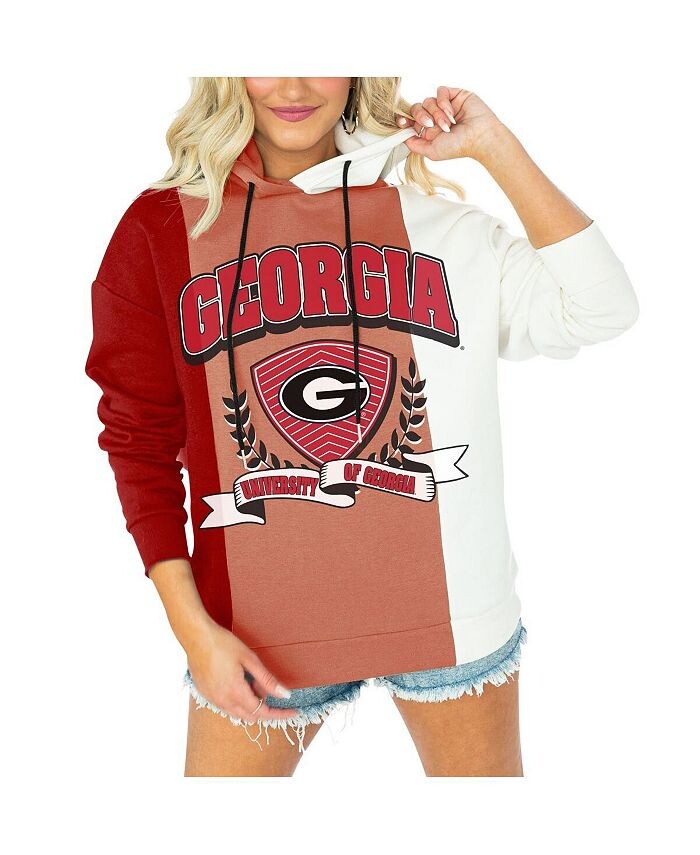 Женский пуловер с капюшоном и цветными блоками Red Georgia Bulldogs Hall of Fame Gameday Couture, красный
Женский пуловер с капюшоном и цветными блоками Red Georgia Bulldogs Hall of Fame Gameday Couture, красный