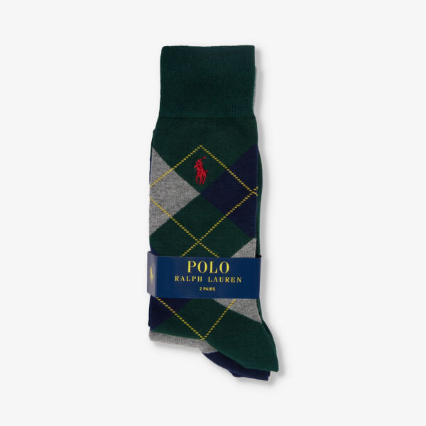Носки из смесового хлопка с вышитым логотипом, комплект из двух штук Polo Ralph Lauren, серый
Носки из смесового хлопка с вышитым логотипом, комплект из двух штук Polo Ralph Lauren, серый