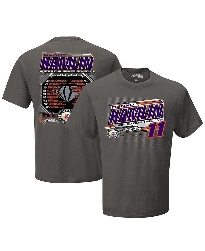 Мужская темно-серая футболка Denny Hamlin с расписанием чемпионата серии NASCAR Cup 2023 Joe Gibbs Racing Team Collection, серый
Мужская темно-серая футболка Denny Hamlin с расписанием чемпионата серии NASCAR Cup 2023 Joe Gibbs Racing Team Collection, серый