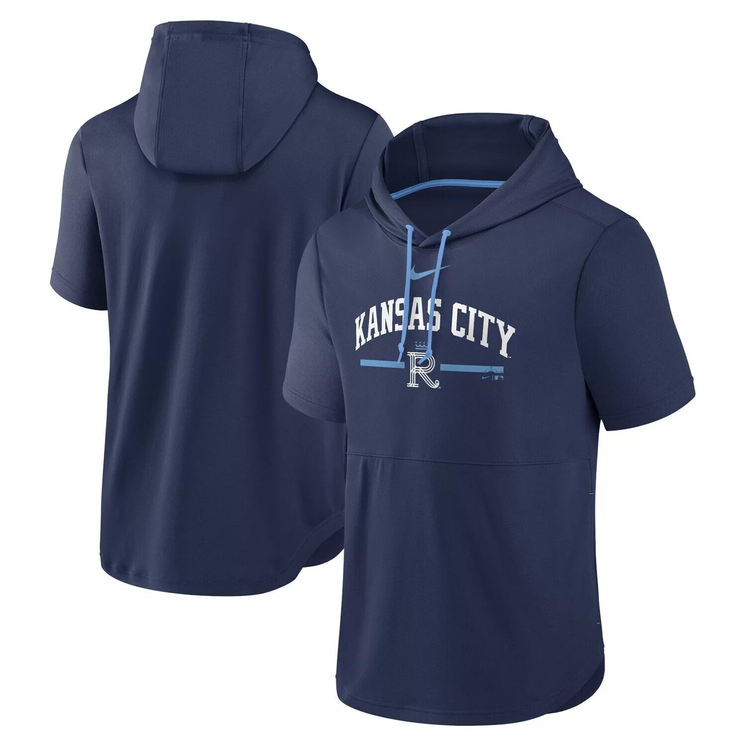 Мужской темно-синий пуловер с капюшоном Kansas City Royals City Connect с короткими рукавами Nike
Мужской темно-синий пуловер с капюшоном Kansas City Royals City Connect с короткими рукавами Nike