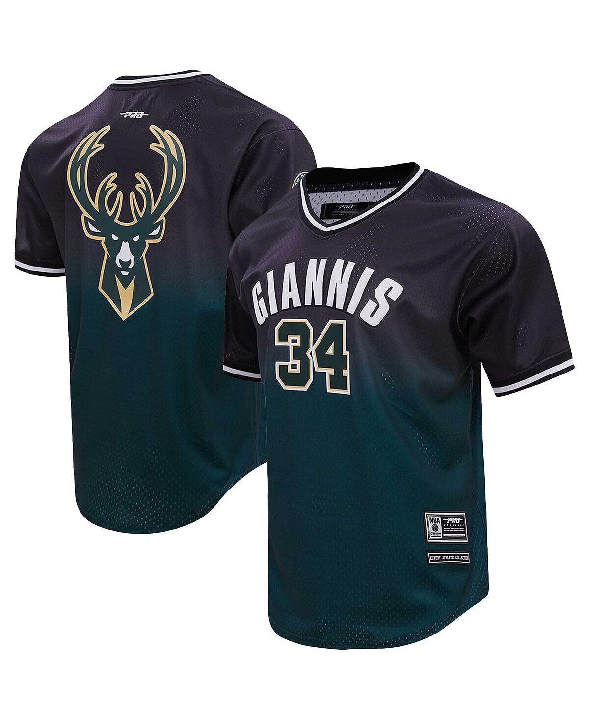 Мужская черно-зеленая футболка Giannis Antetokounmpo с омбре с именем и номером Milwaukee Bucks Pro Standard, Черный
Мужская черно-зеленая футболка Giannis Antetokounmpo с омбре с именем и номером Milwaukee Bucks Pro Standard, Черный