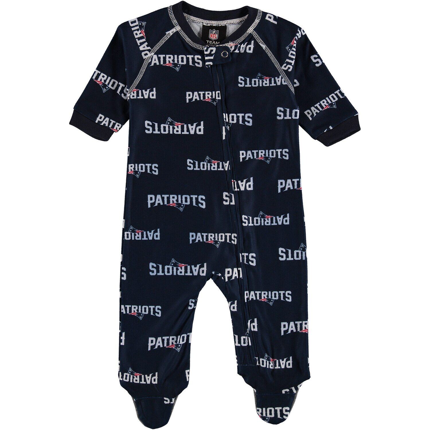Комбинезон реглан на молнии для новорожденных New England Patriots - темно-синий Outerstuff
Комбинезон реглан на молнии для новорожденных New England Patriots - темно-синий Outerstuff