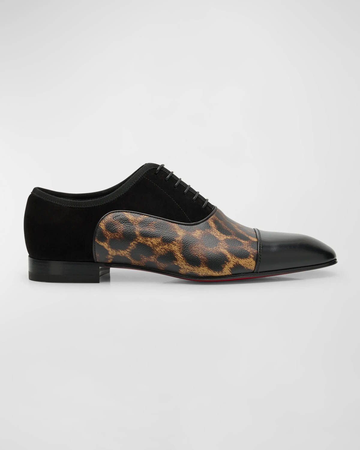Мужские туфли на шнуровке из смешанной кожи Greggo с красной подошвой Christian Louboutin, черный/мультиколор
Мужские туфли на шнуровке из смешанной кожи Greggo с красной подошвой Christian Louboutin, черный/мультиколор