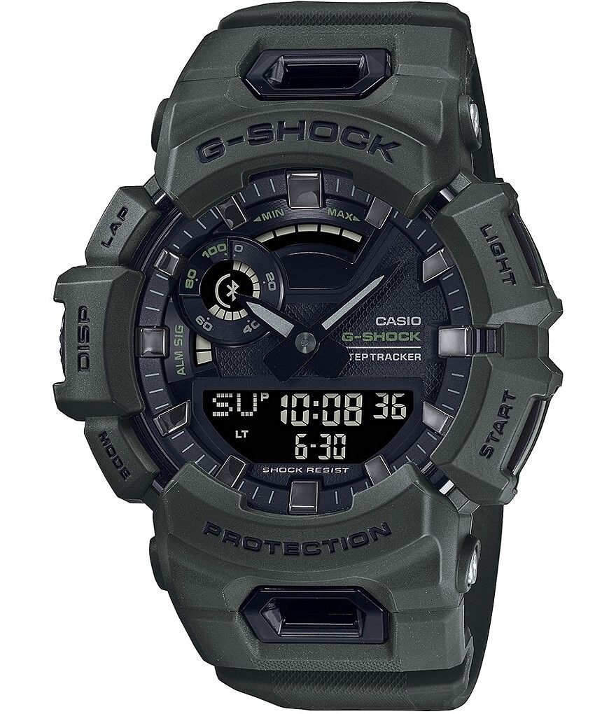 Мужские часы G-Shock Ana-Digi с противоударным зеленым ремешком из смолы, зеленый
Мужские часы G-Shock Ana-Digi с противоударным зеленым ремешком из смолы, зеленый