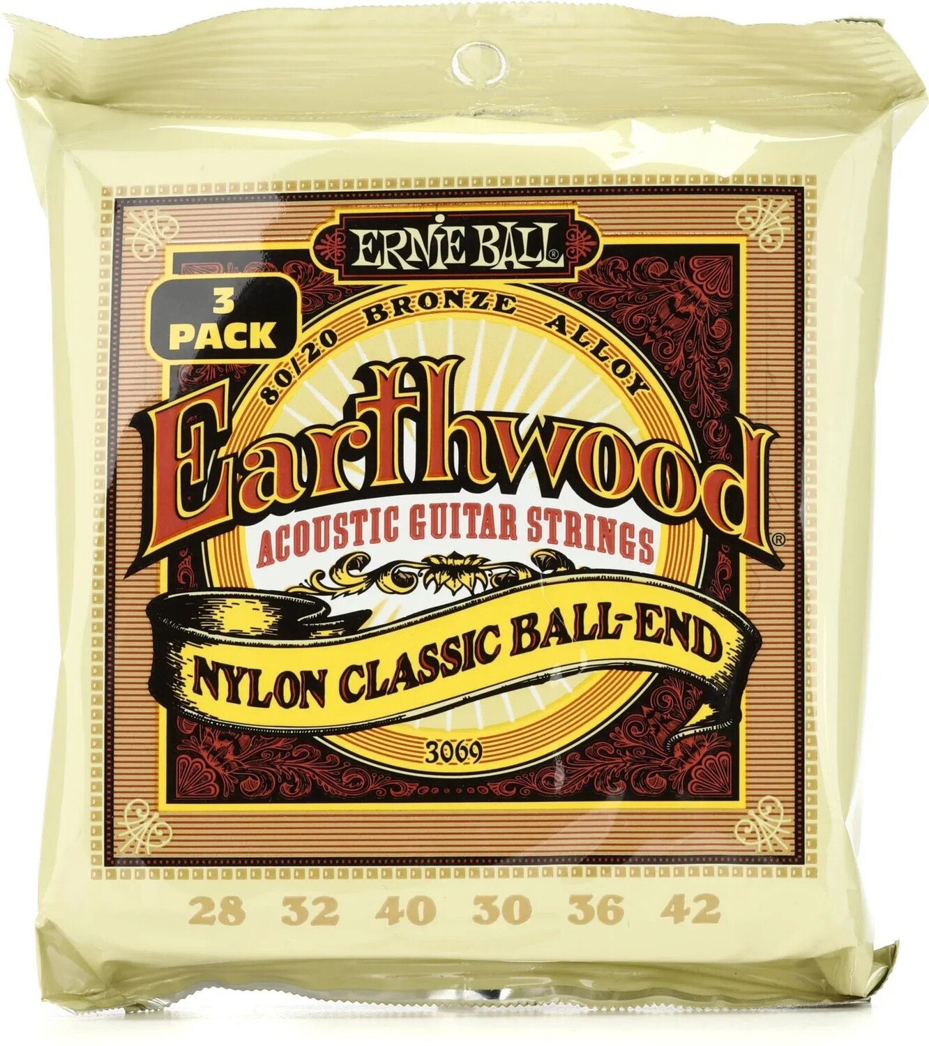 Струны для акустической гитары Ernie Ball 3069 Earthwood 80/20, бронза — .028-.042 Folk Nylon Factory (3 шт.)
Струны для акустической гитары Ernie Ball 3069 Earthwood 80/20, бронза — .028-.042 Folk Nylon Factory (3 шт.)