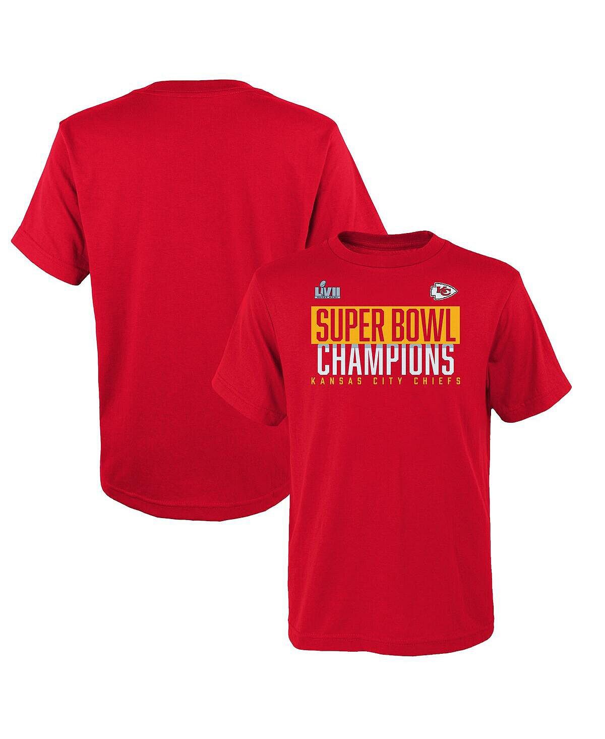Красная футболка Big Boys Kansas City Chiefs Super Bowl LVII Champions из пенопласта с пальцами Outerstuff
Красная футболка Big Boys Kansas City Chiefs Super Bowl LVII Champions из пенопласта с пальцами Outerstuff