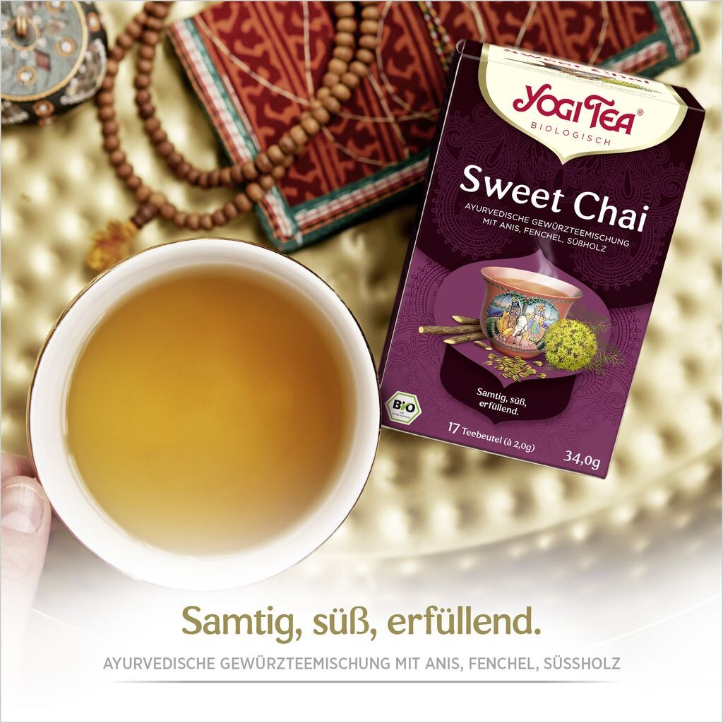 Yogi Tea, Органический сладкий чай, 17 чайных пакетиков – 10 шт. в упаковке (10 x 34,0 г)
Yogi Tea, Органический сладкий чай, 17 чайных пакетиков – 10 шт. в упаковке (10 x 34,0 г)