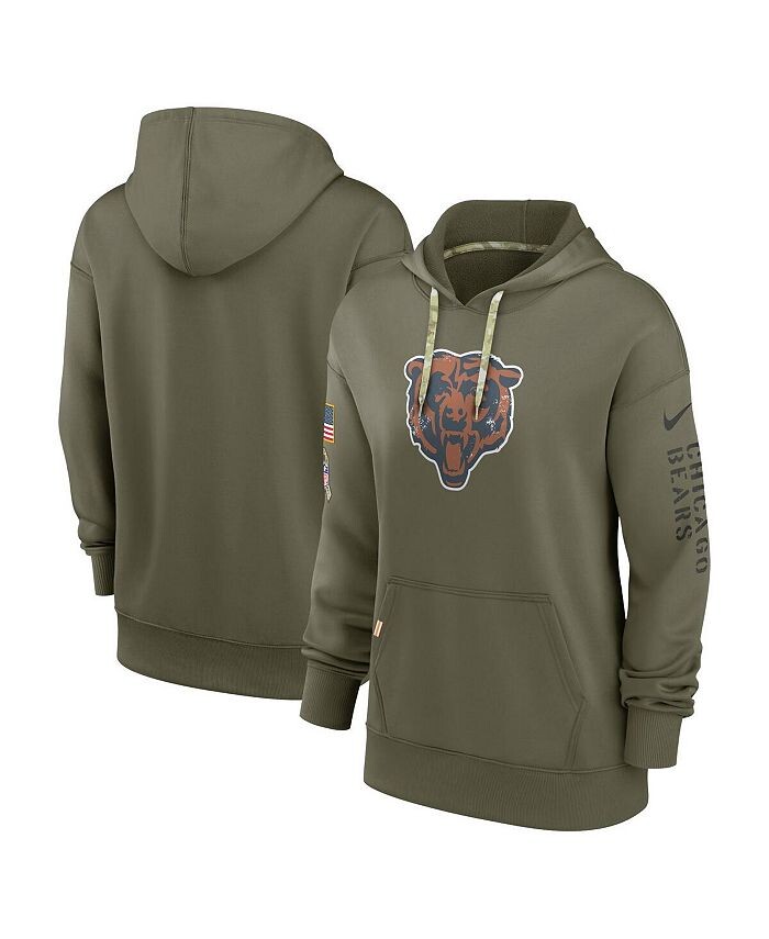 Женский оливковый пуловер с капюшоном Chicago Bears 2022 Salute To Service Performance Nike, зеленый
Женский оливковый пуловер с капюшоном Chicago Bears 2022 Salute To Service Performance Nike, зеленый