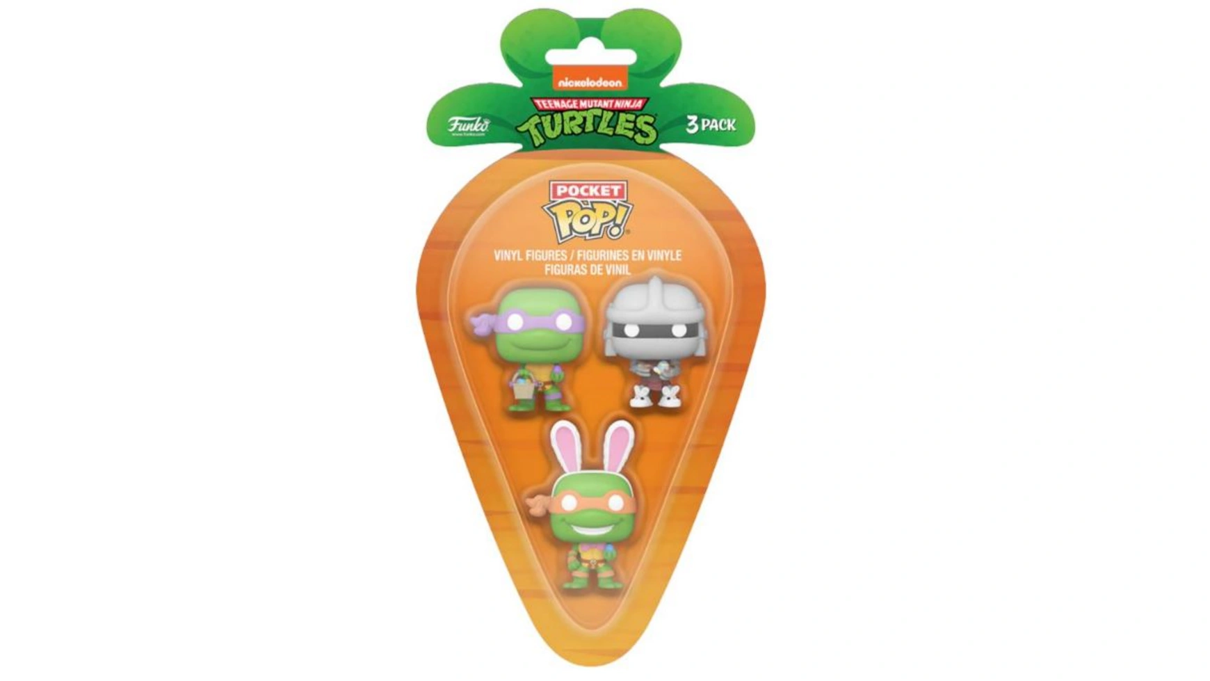 Funko - Pop! Черепашки-ниндзя Донателло, Шреддер и Микеланджело, набор из 3 морковок
Funko - Pop! Черепашки-ниндзя Донателло, Шреддер и Микеланджело, набор из 3 морковок