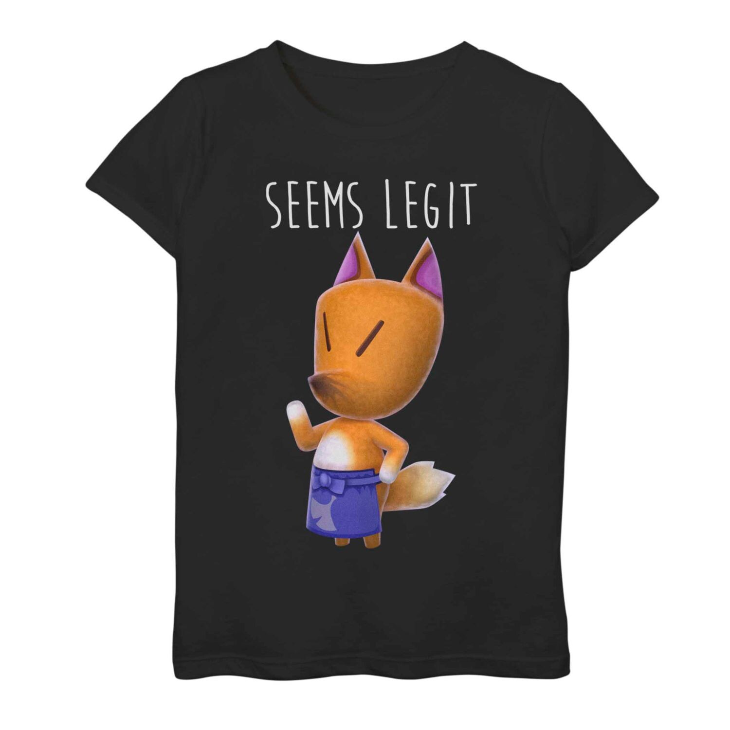 Футболка с рисунком Nintendo Animal Crossing Redd The Fox Seems Legit для девочек 7–16 лет Licensed Character
Футболка с рисунком Nintendo Animal Crossing Redd The Fox Seems Legit для девочек 7–16 лет Licensed Character