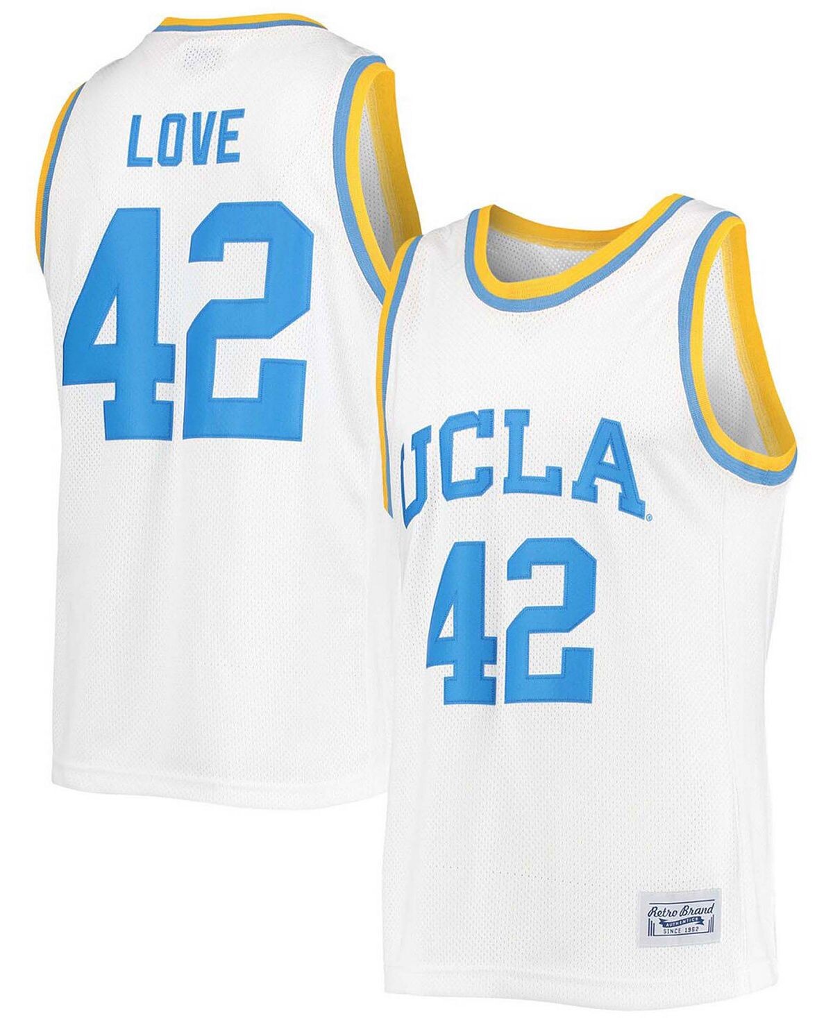 Мужская белая памятная классическая баскетбольная майка kevin love ucla bruins Original Retro Brand, белый
Мужская белая памятная классическая баскетбольная майка kevin love ucla bruins Original Retro Brand, белый