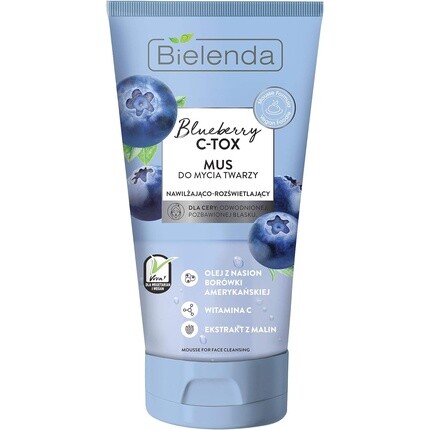 Очищающее средство для умывания для лица Blueberry C-Tox Super Fluffy Mousse Formula 135G, Bielenda
Очищающее средство для умывания для лица Blueberry C-Tox Super Fluffy Mousse Formula 135G, Bielenda