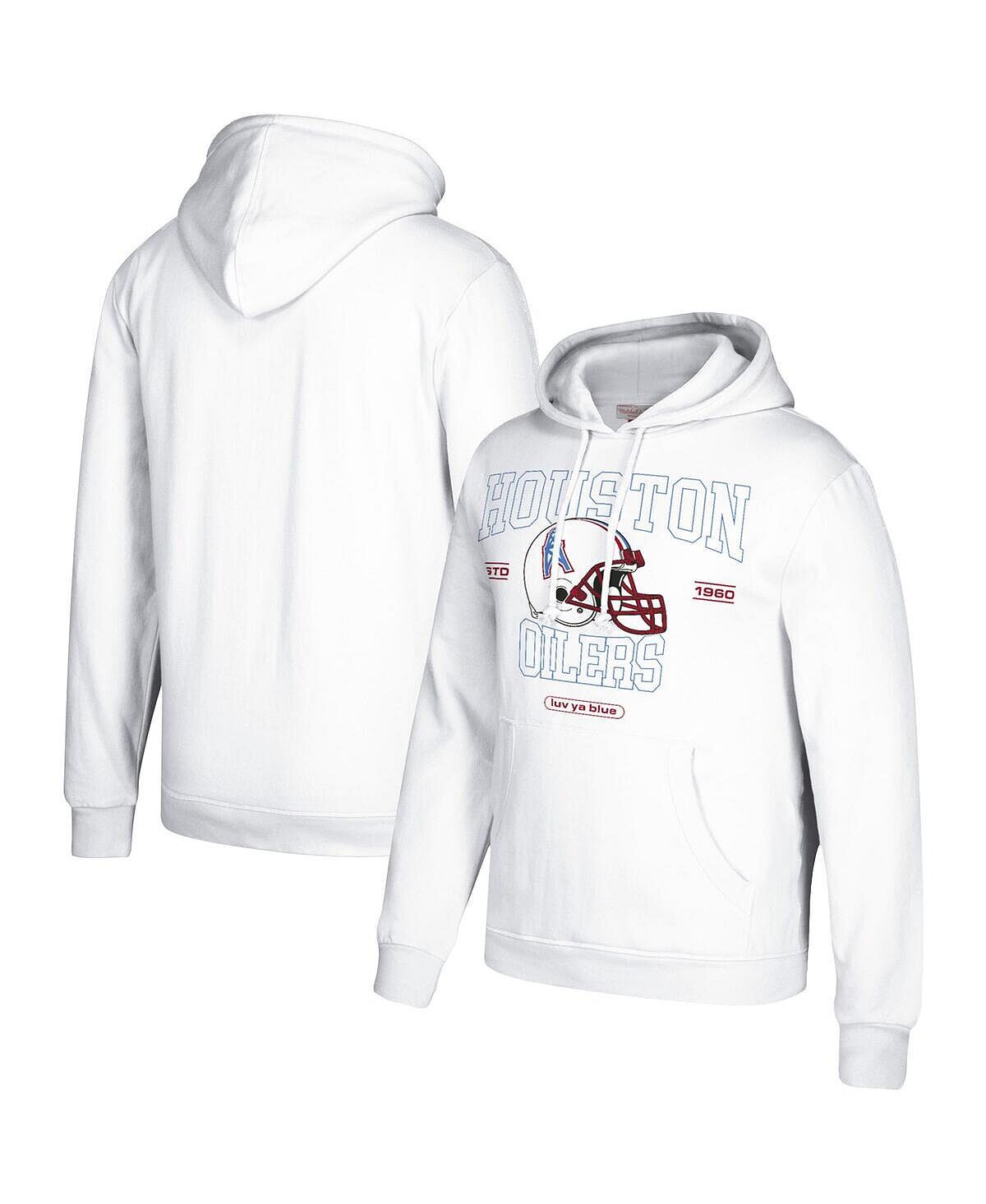Мужская белая толстовка с капюшоном houston oilers classic helmet pullover Mitchell & Ness, белый
Мужская белая толстовка с капюшоном houston oilers classic helmet pullover Mitchell & Ness, белый