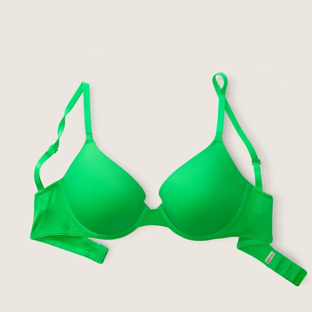 Бюстгальтер на косточках Victoria's Secret Pink Wear Everywhere Push-up, ярко-зеленый
Бюстгальтер на косточках Victoria's Secret Pink Wear Everywhere Push-up, ярко-зеленый