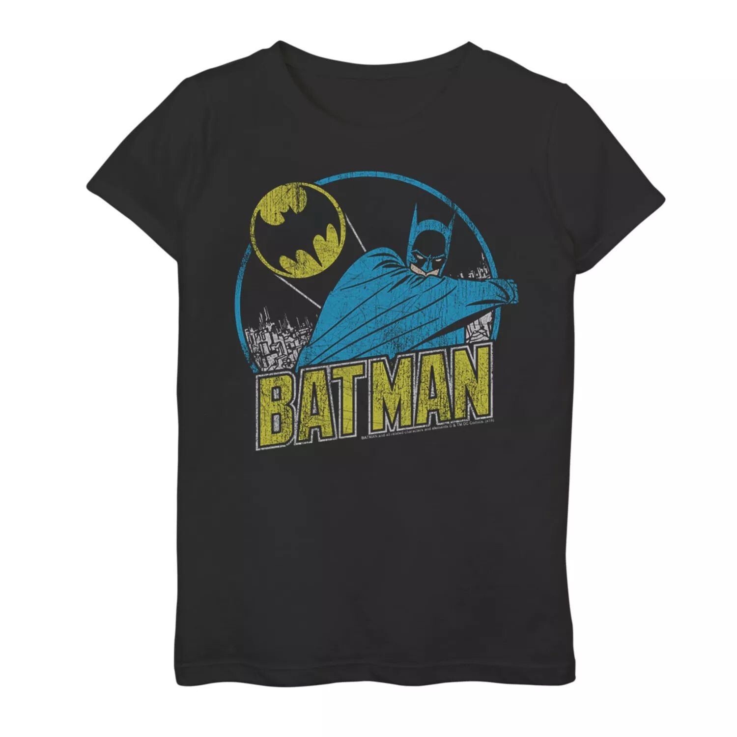 Винтажная футболка с рисунком Бэтмена для девочек 7–16 лет DC Comics Batman DC Comics
Винтажная футболка с рисунком Бэтмена для девочек 7–16 лет DC Comics Batman DC Comics