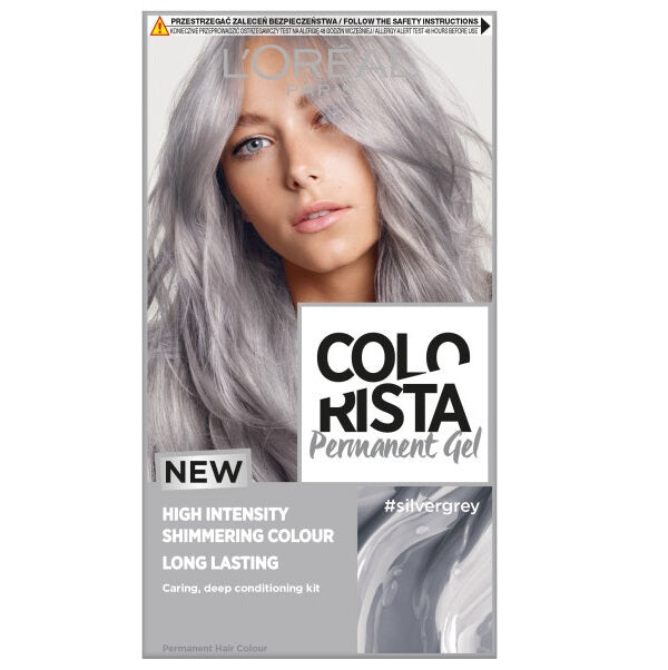 L'Oreal Paris Colorista Permanent Gel перманентная краска для волос #серебристо-серый
L'Oreal Paris Colorista Permanent Gel перманентная краска для волос #серебристо-серый
