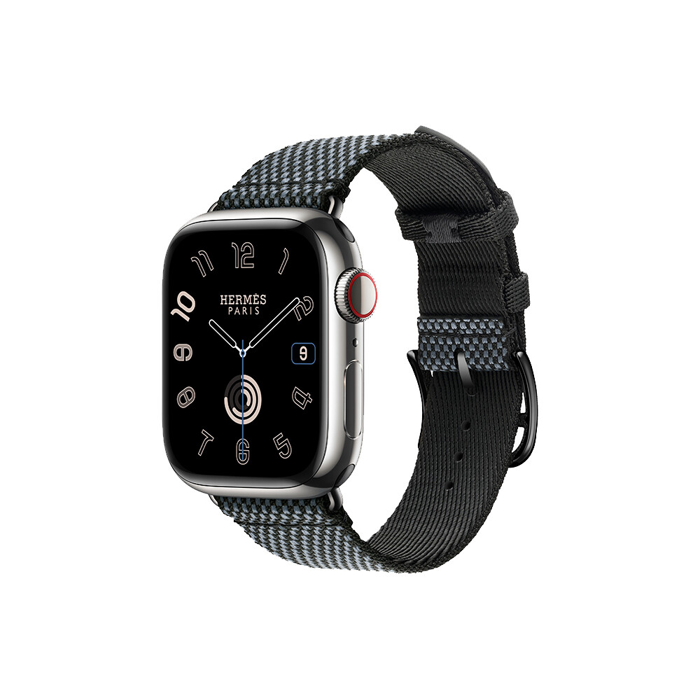 Умные часы Apple Watch Series 9 Hermes (GPS + Cellular), 41мм, Silver Case/Denim/Noir Toile H, Серебристый
Умные часы Apple Watch Series 9 Hermes (GPS + Cellular), 41мм, Silver Case/Denim/Noir Toile H, Серебристый