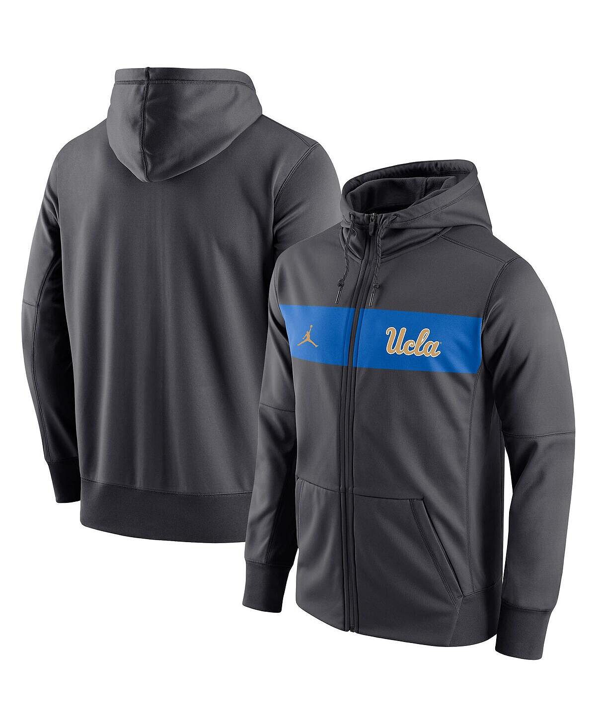 Мужская брендовая толстовка с капюшоном на молнии ucla bruins logo цвета антрацит Jordan
Мужская брендовая толстовка с капюшоном на молнии ucla bruins logo цвета антрацит Jordan
