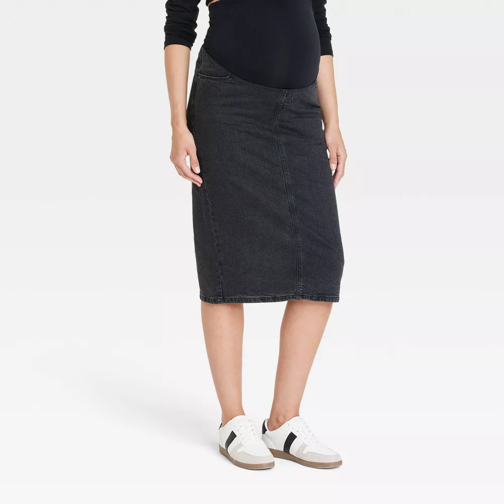 Юбка-миди для беременных из денима Over Belly - Isabel Maternity от Ingrid & Isabel Isabel Maternity by Ingrid & Isabel, цвет Black Wash
Юбка-миди для беременных из денима Over Belly - Isabel Maternity от Ingrid & Isabel Isabel Maternity by Ingrid & Isabel, цвет Black Wash