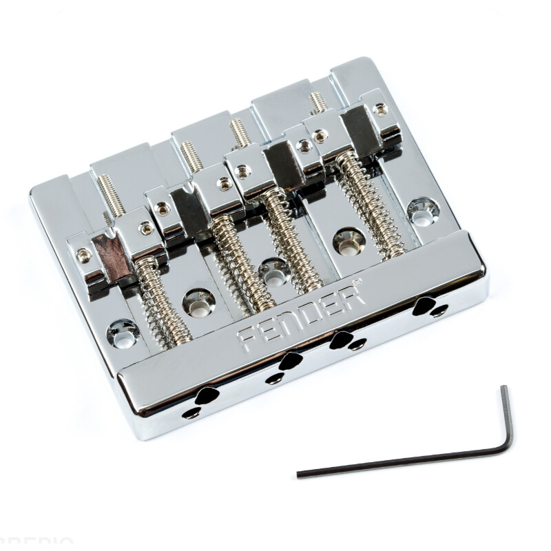 Fender HiMass 4-струнный бас-бридж в сборе с латунными седлами Chrome 0994408000
Fender HiMass 4-струнный бас-бридж в сборе с латунными седлами Chrome 0994408000