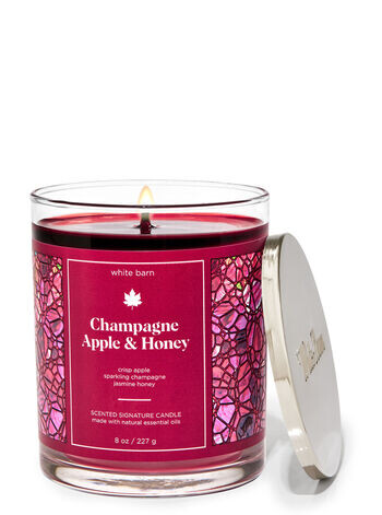 Фирменная свеча с одним фитилем Champagne Apple & Honey, 8 oz / 227 g, Bath and Body Works
Фирменная свеча с одним фитилем Champagne Apple & Honey, 8 oz / 227 g, Bath and Body Works
