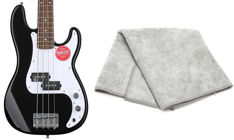 Squier Mini Precision Electric Bass - черный комплект с салфеткой из микрофибры Fender Factory Squier + Fender 0370127506=1 0990523000=1
Squier Mini Precision Electric Bass - черный комплект с салфеткой из микрофибры Fender Factory Squier + Fender 0370127506=1 0990523000=1