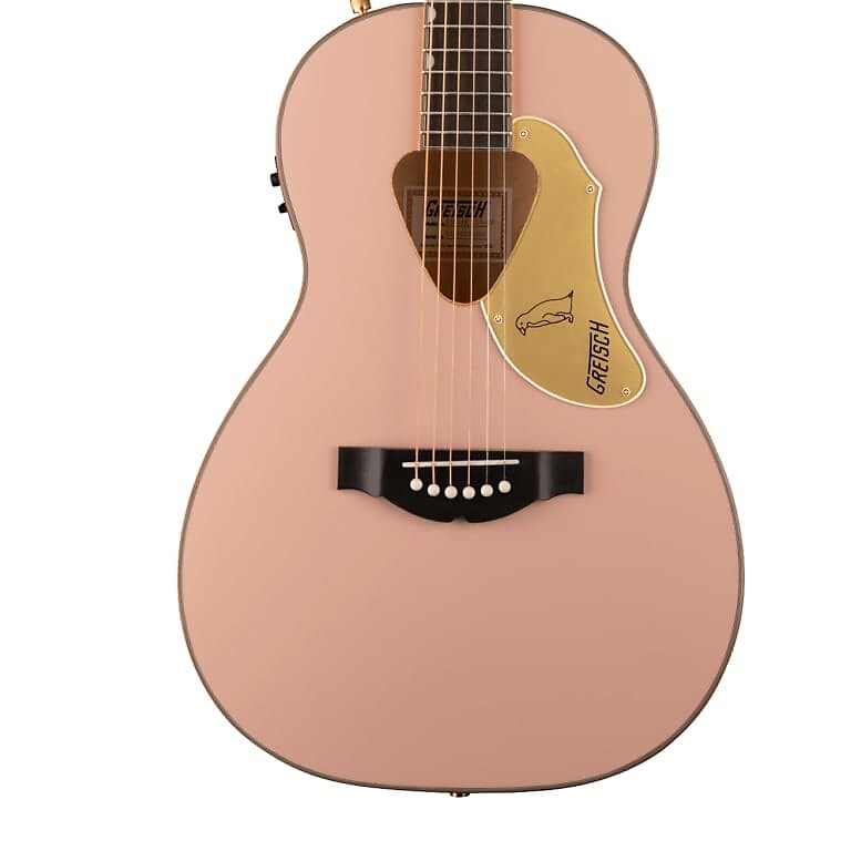Акустическая/электрическая розовая акустическая гитара Gretsch G5021E Rancher Penguin Parlor
Акустическая/электрическая розовая акустическая гитара Gretsch G5021E Rancher Penguin Parlor
