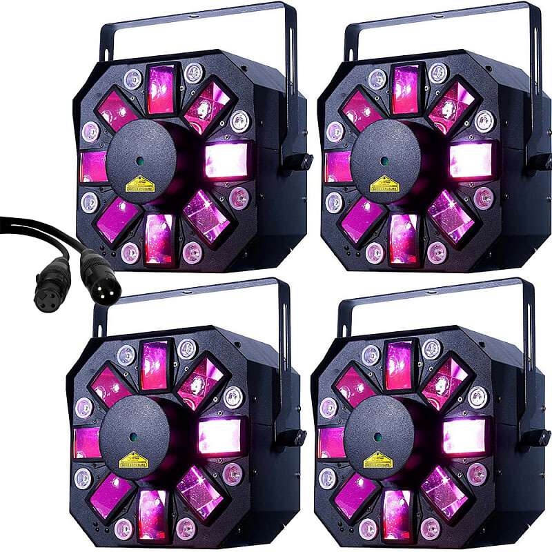 American DJ STI244 Stinger II 3-в-1 Moonflower, стробоскоп, лазер (4 шт.) с кабелем
American DJ STI244 Stinger II 3-в-1 Moonflower, стробоскоп, лазер (4 шт.) с кабелем