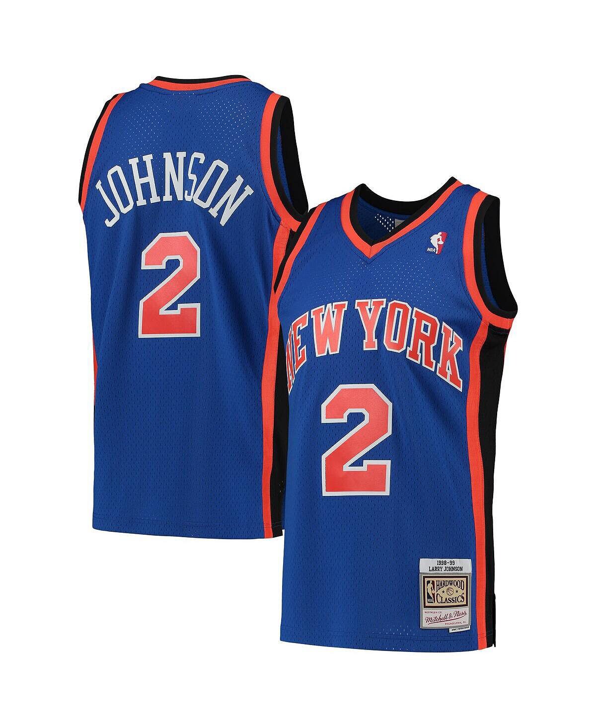 Мужская футболка larry johnson blue new york knicks hardwood classics 1998-99 swingman jersey Mitchell & Ness, синий
Мужская футболка larry johnson blue new york knicks hardwood classics 1998-99 swingman jersey Mitchell & Ness, синий