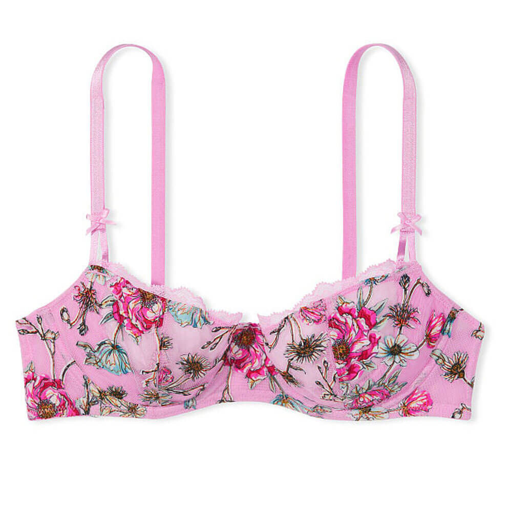 Бюстгальтер-балконет без подкладки Victoria's Secret Dream Angels Wicked Floral Embroidery, сиреневый/мультиколор
Бюстгальтер-балконет без подкладки Victoria's Secret Dream Angels Wicked Floral Embroidery, сиреневый/мультиколор