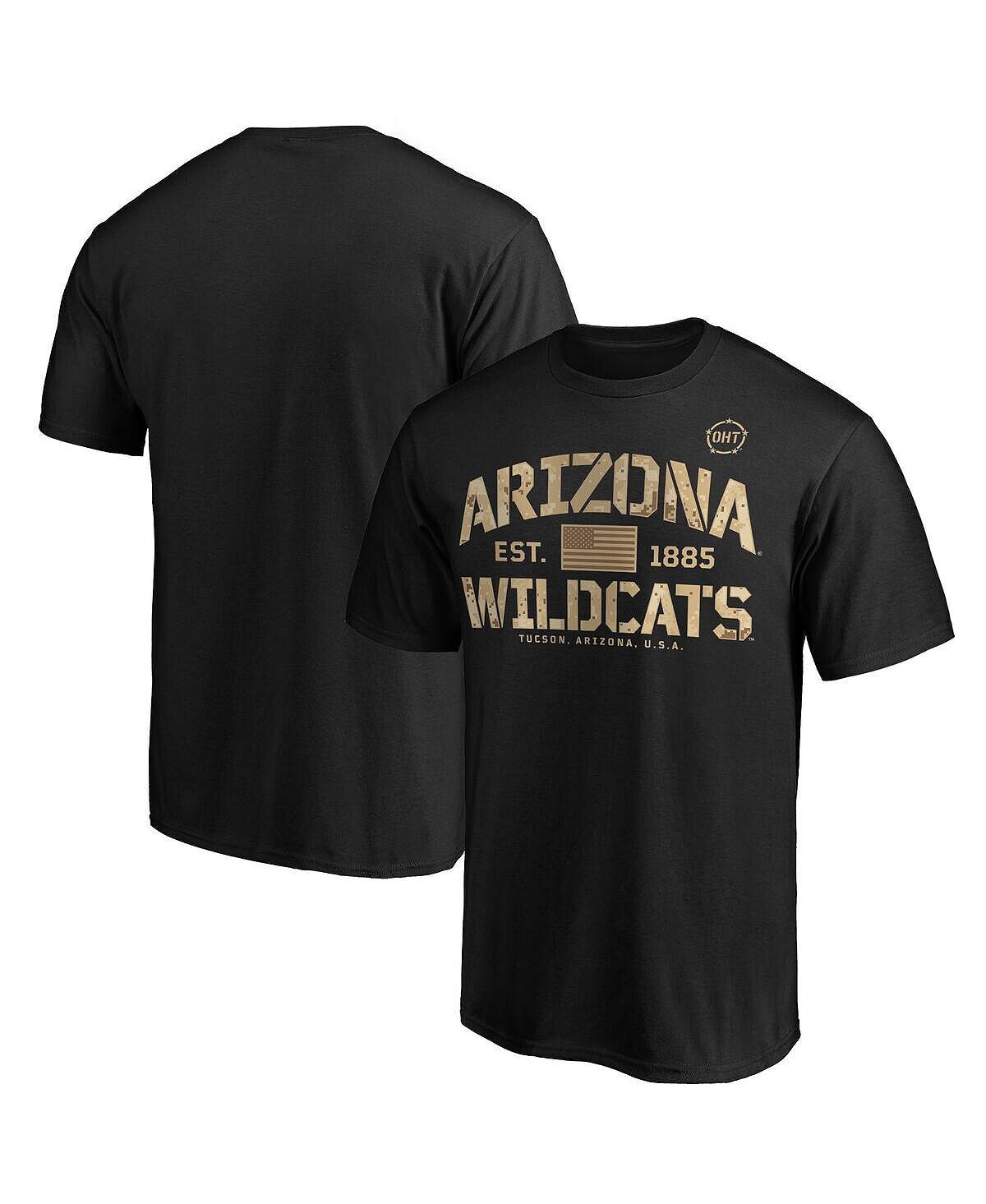 Мужская черная футболка arizona wildcats oht в стиле милитари appreciation boot camp Fanatics, черный
Мужская черная футболка arizona wildcats oht в стиле милитари appreciation boot camp Fanatics, черный