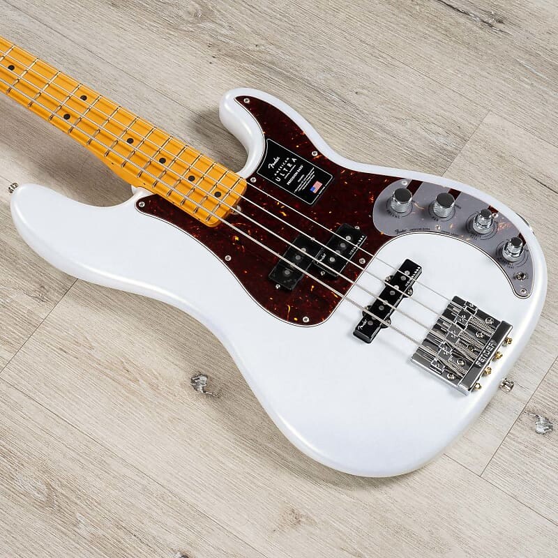 Басс гитара Fender American Ultra Precision Bass Guitar w/ Case, Maple Board, Arctic Pearl
Басс гитара Fender American Ultra Precision Bass Guitar w/ Case, Maple Board, Arctic Pearl