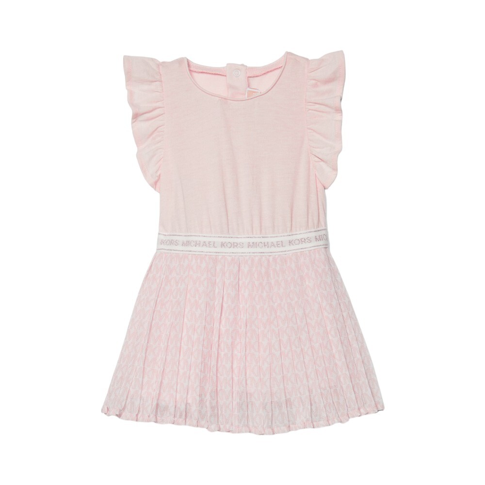 Плиссированное платье для малышей Michael Kors Kids Stretch Jersey and Logo Print, светло-розовый
Плиссированное платье для малышей Michael Kors Kids Stretch Jersey and Logo Print, светло-розовый