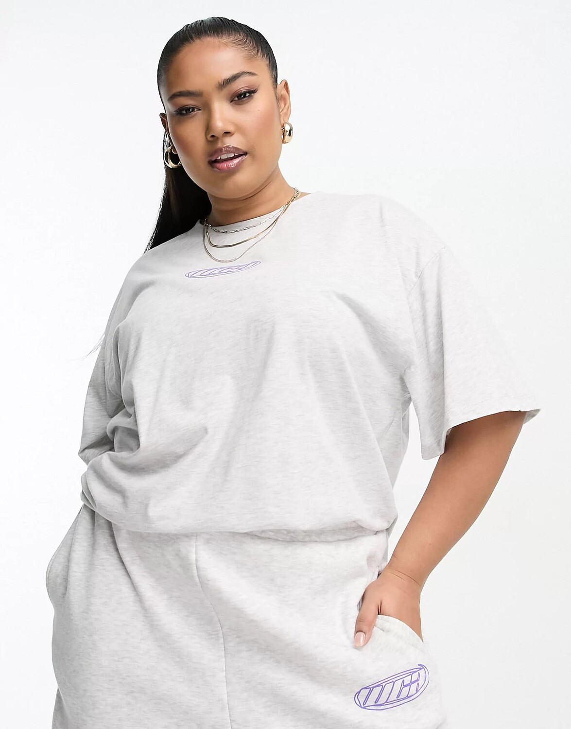 Футболка Asos Weekend Collective Curve Oversized In Ice Marl, светло-серый
Футболка Asos Weekend Collective Curve Oversized In Ice Marl, светло-серый