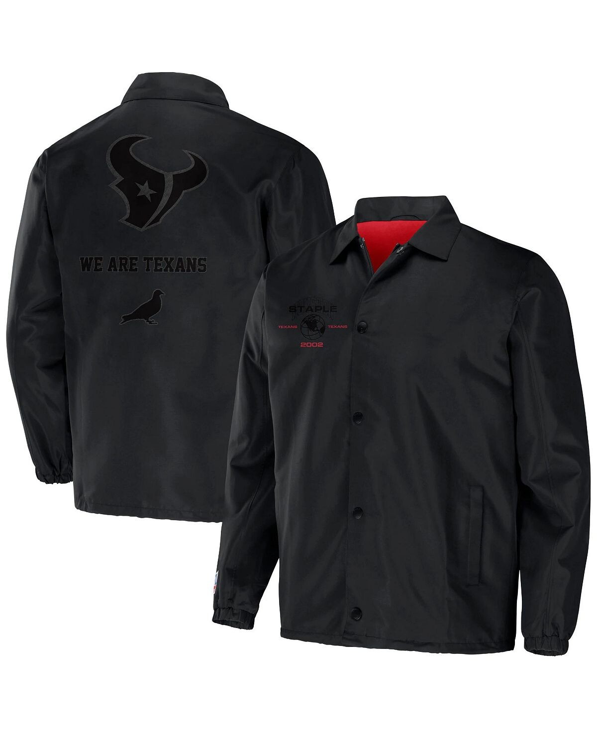 Мужская черная нейлоновая куртка с вышивкой nfl x staple houston texans NFL Properties, черный
Мужская черная нейлоновая куртка с вышивкой nfl x staple houston texans NFL Properties, черный