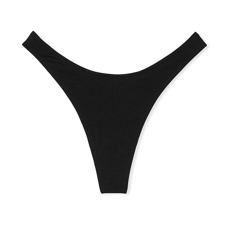Трусики-стринги Victoria's Secret Stretch Cotton High-Leg Scoop Thong Classic, черный
Трусики-стринги Victoria's Secret Stretch Cotton High-Leg Scoop Thong Classic, черный