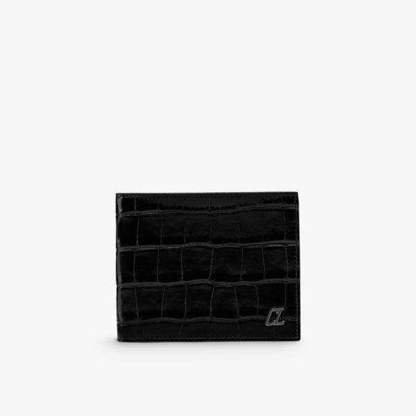 Кошелек Coolcard с логотипом и тиснением под крокодила Christian Louboutin, черный
Кошелек Coolcard с логотипом и тиснением под крокодила Christian Louboutin, черный