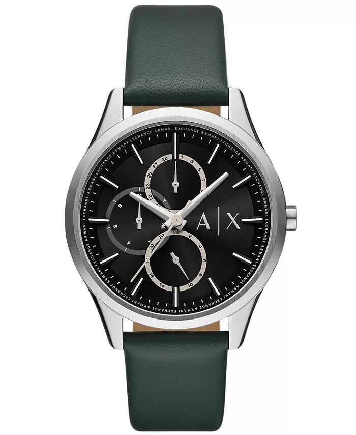 Мужские кварцевые многофункциональные зеленые кожаные часы 42 мм A|X Armani Exchange, зеленый
Мужские кварцевые многофункциональные зеленые кожаные часы 42 мм A|X Armani Exchange, зеленый