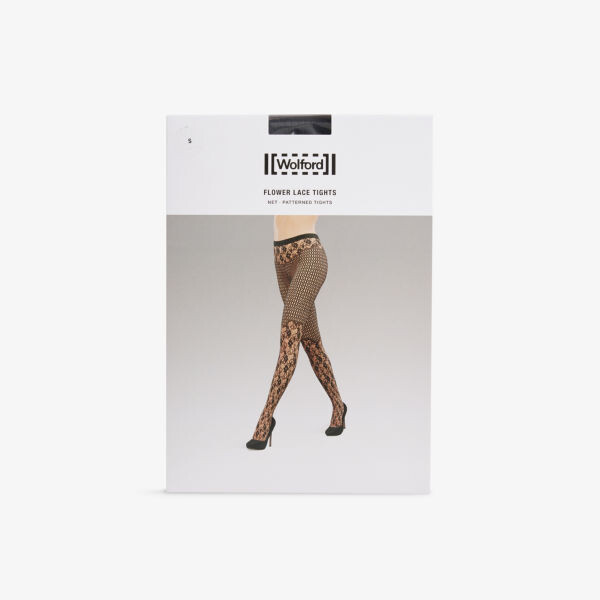 Колготки из эластичного плетения с высокой посадкой и цветочным кружевом Wolford, черный
Колготки из эластичного плетения с высокой посадкой и цветочным кружевом Wolford, черный