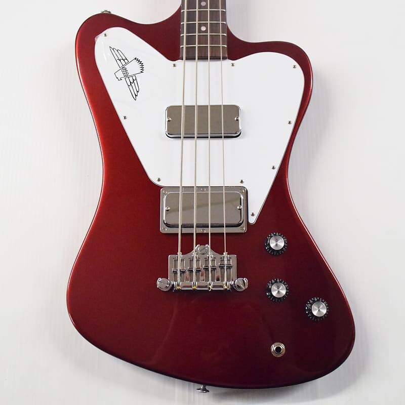 Бас-гитара Gibson Thunderbird — игристое бордовое с нереверсивной головкой грифа Thunderbird Bass Guitar
Бас-гитара Gibson Thunderbird — игристое бордовое с нереверсивной головкой грифа Thunderbird Bass Guitar