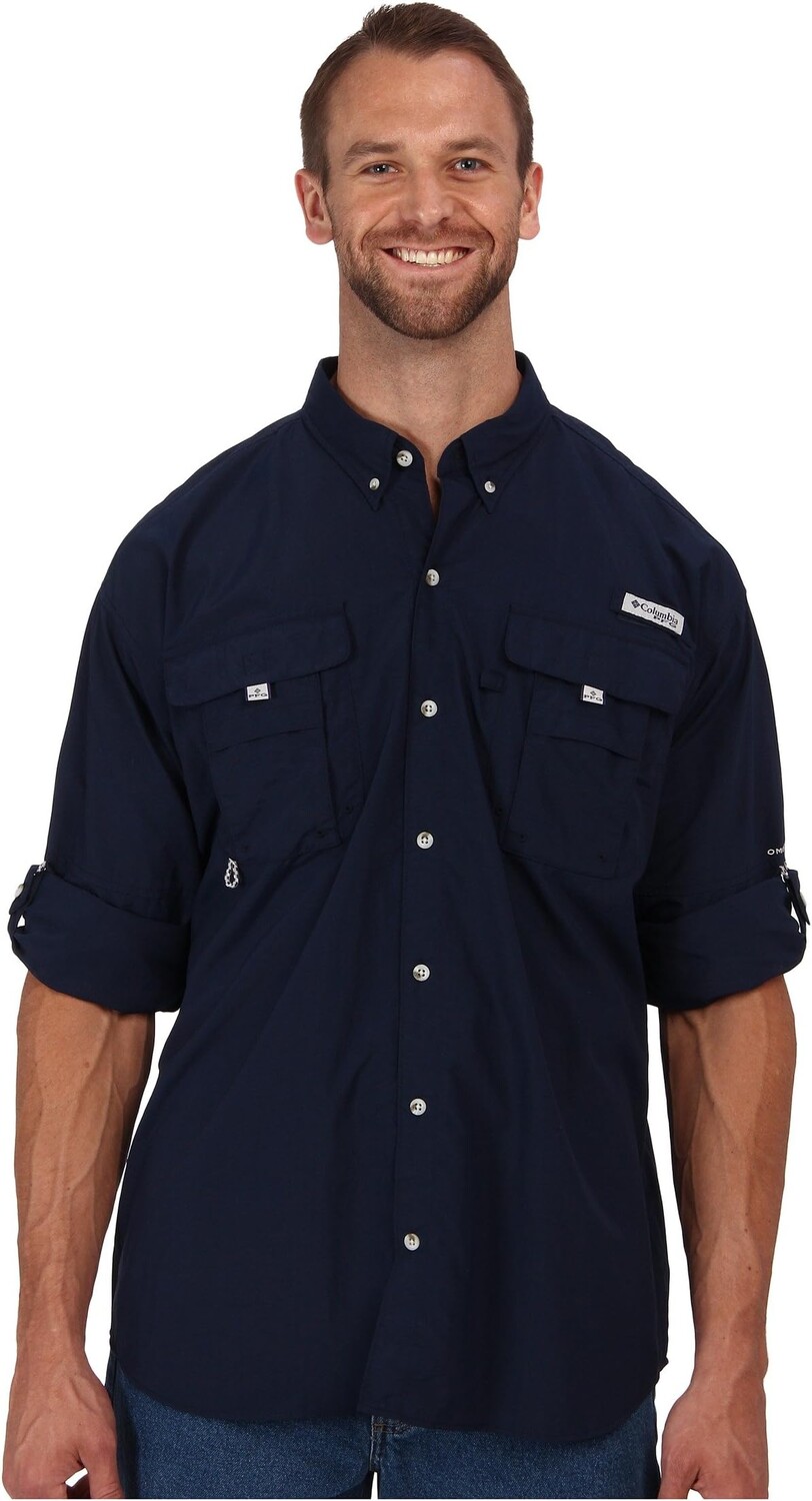 Рубашка с длинным рукавом Big & Tall Bahama II Columbia, цвет Collegiate Navy
Рубашка с длинным рукавом Big & Tall Bahama II Columbia, цвет Collegiate Navy