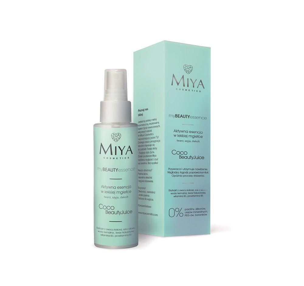Miya Cosmetics My Beauty Essence Coco BeautyJuice активная эссенция в легком тумане 100мл
Miya Cosmetics My Beauty Essence Coco BeautyJuice активная эссенция в легком тумане 100мл