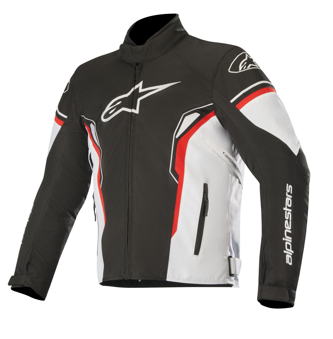 Alpinestars T-SP-1 Водонепроницаемый мотоцикл Текстиль куртка, черный/белый/красный
Alpinestars T-SP-1 Водонепроницаемый мотоцикл Текстиль куртка, черный/белый/красный