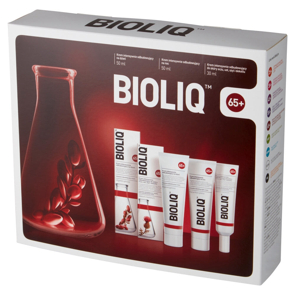 BIOLIQ 65+ набор дневной крем 50мл + ночной крем 50мл + крем для глаз, губ, шеи и декольте 30мл
BIOLIQ 65+ набор дневной крем 50мл + ночной крем 50мл + крем для глаз, губ, шеи и декольте 30мл