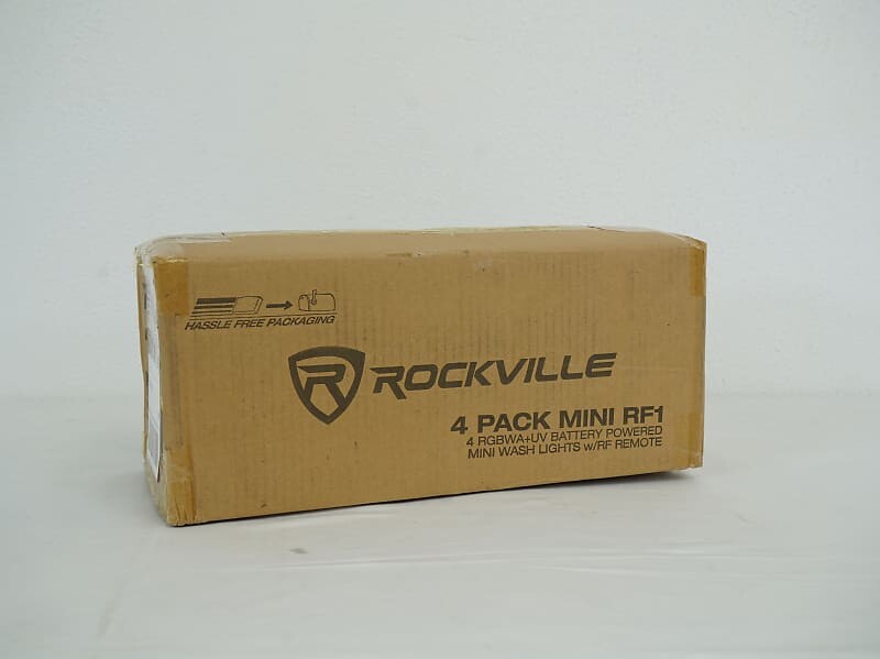 Комплект Rockville 4 PACK MINI RF1 RGBWA + UV DJ / Party Wash Lights + Bag + RF Long Range Remote
Комплект Rockville 4 PACK MINI RF1 RGBWA + UV DJ / Party Wash Lights + Bag + RF Long Range Remote