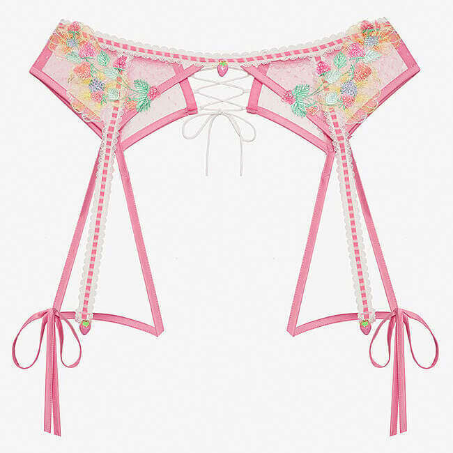 Пояс для чулок For Love & Lemons for Victoria's Secret Berry Patch, розовый/белый
Пояс для чулок For Love & Lemons for Victoria's Secret Berry Patch, розовый/белый